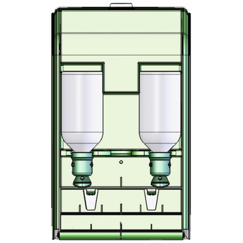 Førstehjælpsskab til dobbelt øjenskyl