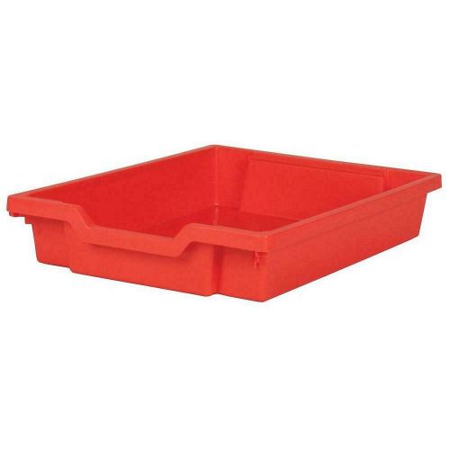 Plastbakke, Rød, Gratnell 75mm til systemvogn