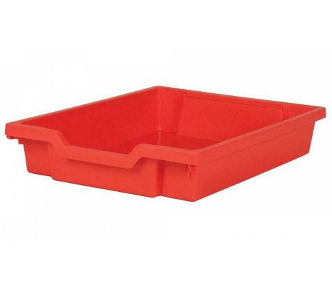 Plastbakke, Rød, Gratnell 75mm til systemvogn
