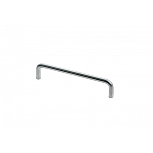 Bøjlegreb, silver, L160mm, m/rosetter, Ø10mm