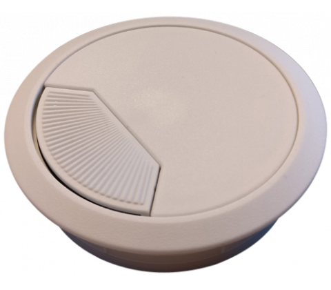 Kabelgennemføring Lysgrå Ø80