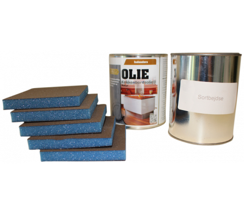 Vedligeholdelsessæt til massive bøgetræsbordplader