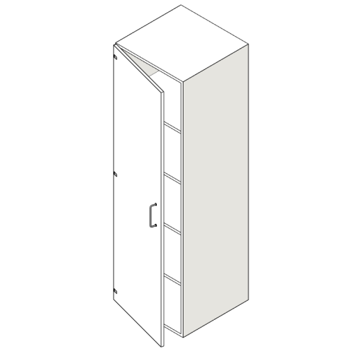 70111 Højskab med låge 