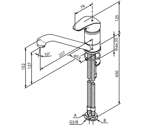 Damixa Space, 1 grebs