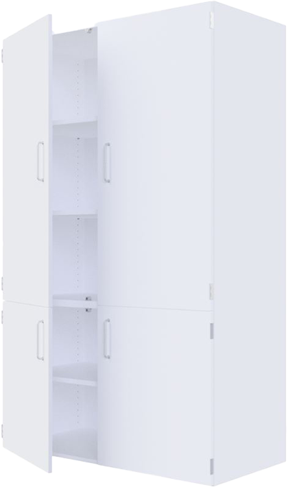 7023 Højskab med 2 x dobbeltlåger 