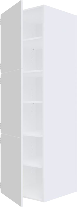 7051 Højskab med dobbelt låger,  1 bøjlestang og 1 fast hylde 